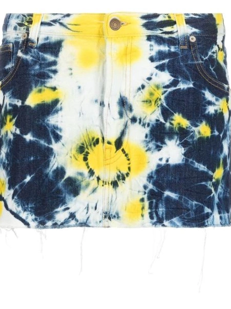 Affordable Women mini Alanui tie dye-print skirt 0811